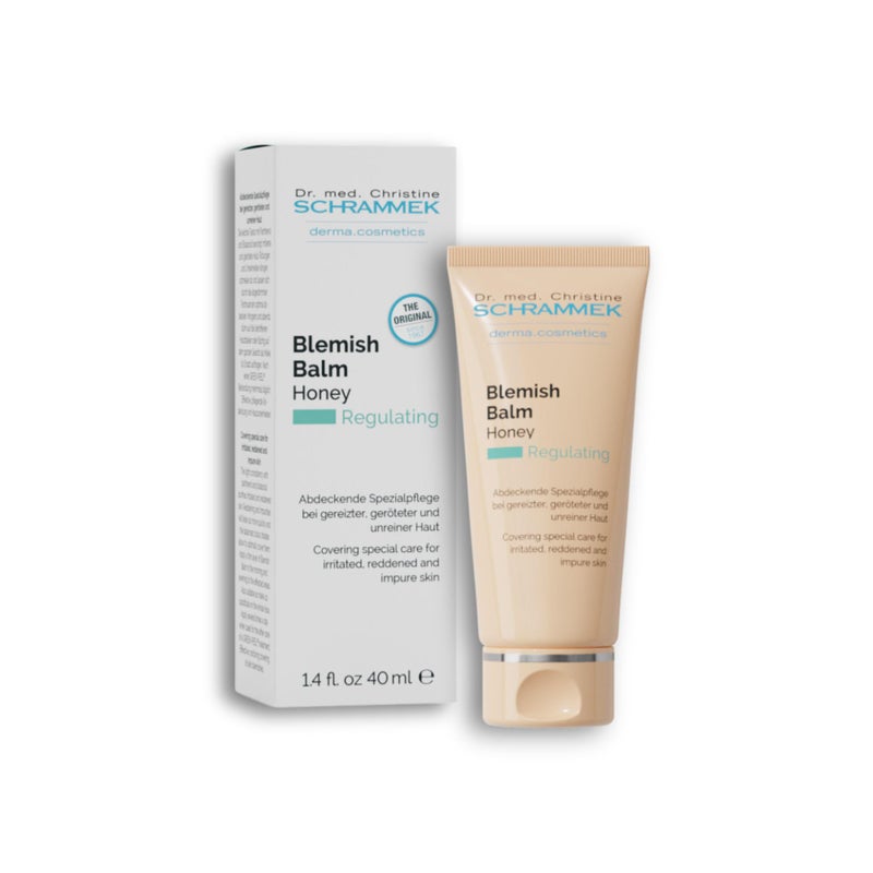Schrammek Blemish Balm Honey - Covering Special Care for Irritated, Reddened & Impure Skin - The Original since 1967 - BB Cream - Tinted Face Moisturizer - Facial Skin Care - Dr Schrammek - Image 1